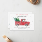 我々はクリスマス休暇を動かす発表を移動 ノートカード (正面/裏面インサイチュ)