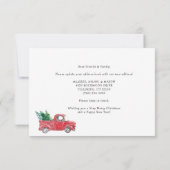 我々はクリスマス休暇を動かす発表を移動 ノートカード (裏面)