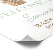 我々はグリーンベア歓迎を待つことができる ポスター (角)