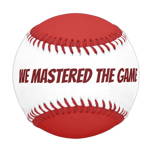 我々はゲームをマスター – 野球 野球ボール (正面)