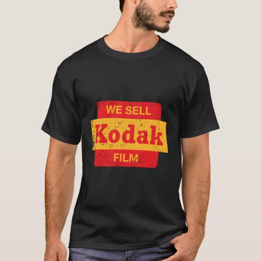 我々はコダックフィルムの小売サインを販売する Tシャツ (正面)