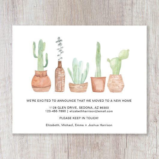 我々はサボテンの水の色を動かす発表を移動