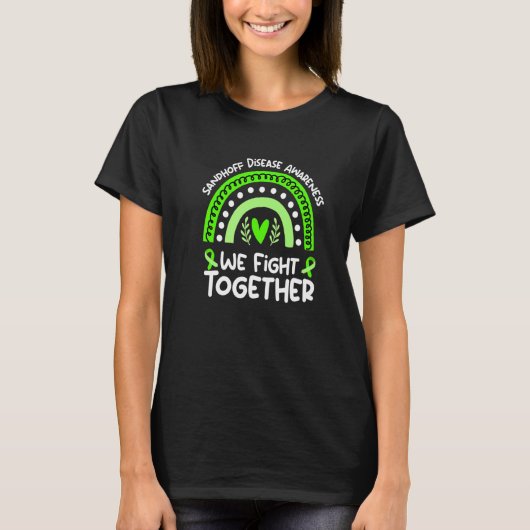 我々はサンドホフ病認識度 Tシャツ (正面)