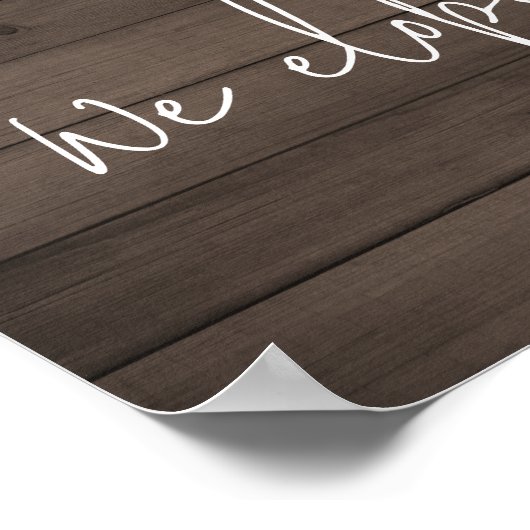 我々はスクリプトの素朴木フェイクの駆け落ち ポスター (角)