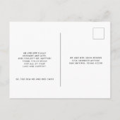 我々はスクリプト結婚の写真を駆け落とした 案内ポストカード (裏面)