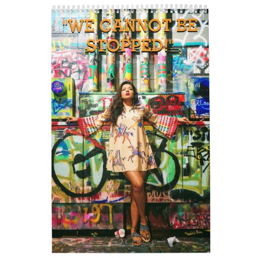 "我々はストップありない！" - 2025年ファッションカレンダー カレンダー (カバー)