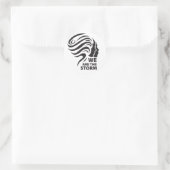 我々はストームのステッカー ラウンドシール (バッグ)