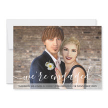 我々はタイポグラフィ·婚約したユア·フォト·婚約