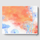 我々はダンデロンと水の色の雲になった時 ゲストブック (裏面)