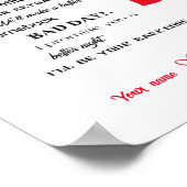 我々はチーム結婚で記念日の贈り物だ結婚よ ポスター (角)