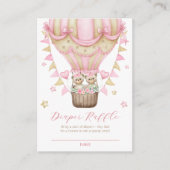 我々はツインガールおむつラッフルを心待ちできる エンクロージャーカード (正面)