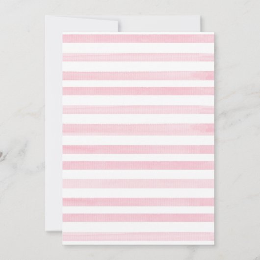 我々はツインガールの赤ちゃんシャワーを待つことができる サンキューカード (裏面)