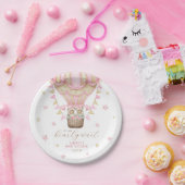 我々はツインガールの赤ちゃんシャワーを待つことができる ペーパープレート (パーティー)