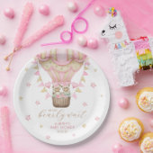 我々はツインガールの赤ちゃんシャワーを待つことができる ペーパープレート (パーティー)