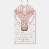 我々はツインガールを待つことができ感謝 ギフトタグ (正面)