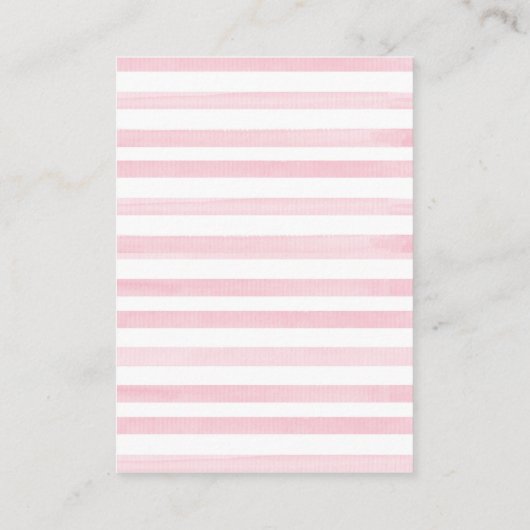 我々はツインガールブックのベビーを待つことができる エンクロージャーカード (裏面)