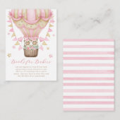 我々はツインガールブックのベビーを待つことができる エンクロージャーカード (正面/裏面)