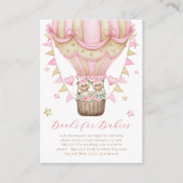 我々はツインガールブックのベビーを待つことができる エンクロージャーカード