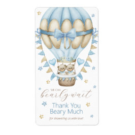 我々はツインボーイを待つことができる感謝 ラベル