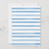 我々はツインボーイベビー散水を待つことができる サンキューカード (裏面)