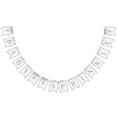 我々はツインボーイベビー散水を待つことができる バンティングフラッグ (全)