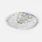 我々はツインボーイベビー散水を待つことができる ペーパープレート (アングル)