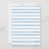 我々はツインボーイベビー散水を待つことができる 招待状 (裏面)