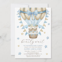 我々はツインボーイ赤ちゃんシャワーを待つことができる