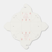 我々はツツ興奮バレリーナピンクベビーシャワー フェイバーボックス (折り畳みなし)