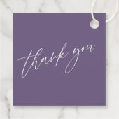 我々はティール（緑がかった色）梅紫アルコールイン結婚ズ フェイバータグ (裏面)