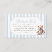 我々はテディベアの本のベビーを待つ エンクロージャーカード (正面)