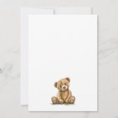 我々はテディベア予感を待つことができる 案内状 (裏面)