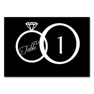 我々はテーブ結婚ル番号カードを行う テーブルナンバー