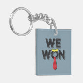 我々はドナルド・トランプ2024を獲得 キーホルダー (正面左)