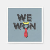 我々はドナルド・トランプ2024を獲得 スタンダードカクテルナプキン (正面)