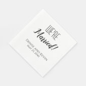 我々はナプキ結婚したンだ結婚。 スタンダードランチョンナプキン (角)