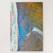 我々はニューリバー渓谷ウェストバージニアが大好き。ジグソーパズ ジグソーパズル (縦)