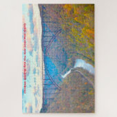 我々はニューリバー渓谷ウェストバージニアが大好き。ジグソーパズ ジグソーパズル (縦)