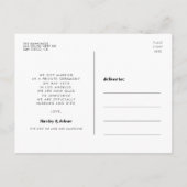 我々はノットヴィンテージレトロなスクリプトの写真を結んだ ポストカード (裏面)