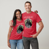 我々はハルマゲドンに立ちハリバイのためにジグをする Tシャツ (ユニセックス)