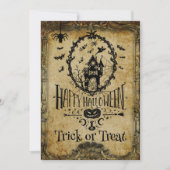 我々はバティハローウィンパーティ招待状 招待状 (正面)