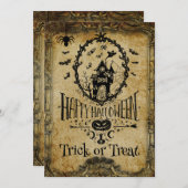 我々はバティハローウィンパーティ招待状 招待状 (正面/裏面)