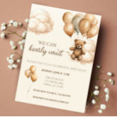 我々はバルーン赤ちゃんシャワー招待状を心待ちできる 招待状