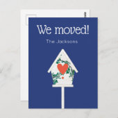 我々はバードハウスのはがきを移動 ポストカード (正面/裏面)