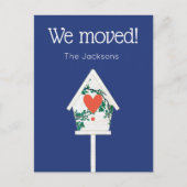 我々はバードハウスのはがきを移動 ポストカード (正面)