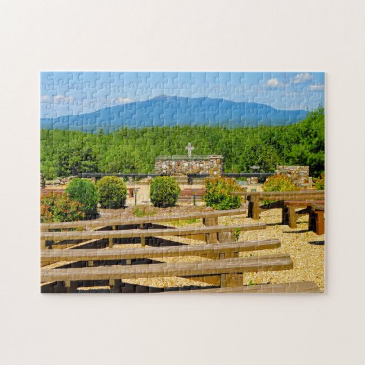 我々はパインズニューハンプシャー大聖堂が大好き ジグソーパズル (横)