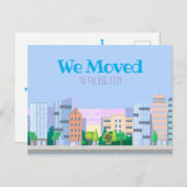 我々はパステルシティスカイラインの発表を移動 ポストカード (正面/裏面)