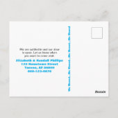 我々はパステルシティスカイラインの発表を移動 ポストカード (裏面)