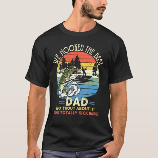 我々はパパ最高の魚釣り Tシャツ (正面)