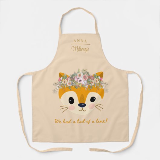 我々はパーソナライズされたタイムレディースの尻尾を持っていた エプロン (正面)